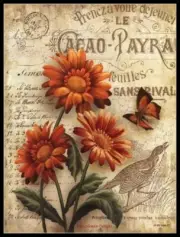 Chart Needlework DIY Counted Cross Stitch Patterns - Beauty in Bloom