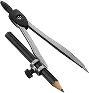 SEWACC Compass for Geometry Professional Drawing Compass with Pencil Math Compass for Geometry, Woodworking, Drafting, Drawing