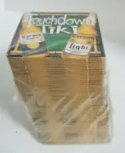 CORONA Extra & Light ~ BEACH FOOTBALL LEAGUE "Touchdown Tiki" 100 pc COASTERS!!!