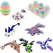 3D Dragon Egg Dragon Egg Fidget Toys, Dragon Toys Easter Basket Stuffers, for 3D Printed Egg with Dragon, Easter Basket Stuffers Fidget Toy for Children and Adults