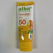 Alba Botanica Facial Sheer Shield Sunscreen Lotion, SPF 50, Fragrance Free, 3 Oz