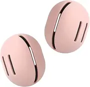2 PCS Makeup Sponge Holder – Shatterproof Eco-Friendly Silicone Beauty Make Up Blender Case for Travel (Pink, Pack of 1)