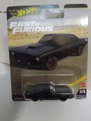 2024 Motwheels Fast & Furious Black 1970 Plymouth AAR Cuda Real Riders 3/5