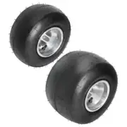 2pc 11x7.10-5 Go Kart Rear Wheel rim tyre 5" Super Slick for Drift Racing carts