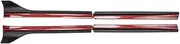 4Pcs/Set Compatible for 2020 21 22 Tesla Model Y Car Side Skirts Extension Rocker Panels Lip Splitters Spoiler Bumper Accessories Parts(Matte Black)