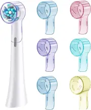 6 Pack Toothbrush Covers for Oral B Io Replacement Heads, Toothbrush Cover Caps