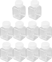 TOYANDONA Bead Subpackage Bottle 10pcs Plastic Display Bottles Storage Container for Beads Refill Toy