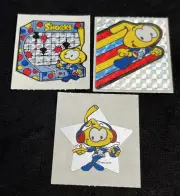 Vintage 80’s Foil Prism SNORKS Sticker Lot