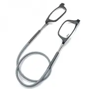 Reading Glasses High-grade Tr Magnetic Absorption Hanging Neck Funky Readers Glasses Grey 1.0 Magnification