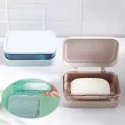 Self Draining Bar Soap Holder Case Travel Soap Container Dishes Soap Holder Box