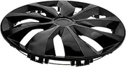 Homoyoyo 15 Inch Hubcaps for Cars - Durable Plastic Wheel Covers - Stylish Black Rim Protectors for SUV and Pickup Trucks Auto Exterior Accessories