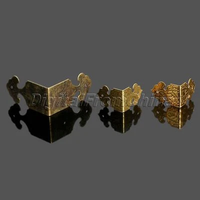 12PC Antique Décor Corner Edge Protector for Jewelry Gift Box Wooden Table Desk