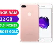 Apple iPhone 7+ Plus (32GB, Rose Gold) - Refurbished (Excellent)