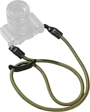 SMALLIRG Camera Neck Shoulder Strap, Adjustable Braided Camera Shoulder Strap with O-Ring and Leather Pad for DSLR or Mirrorless Camera, Green- 5056