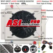 3 Row Radiator Shroud Fan For 1968-1980 Ford Escort Mk1 Mk2 PINTO RS2000 Manual (for: Ford)