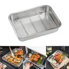 Stainless Steel Baking Tray and Cooling Rack Set for Culinary Delights
