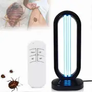 Uvc Germicidal Lamp Ozone Kills Bed Bugs 3 Timer Settings W/ Remote Control EU