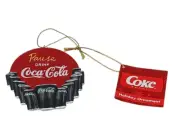 Coca Cola Kurt S. Adler Christmas Ornament Pause Drink Coke Glasses 2003 VTG New