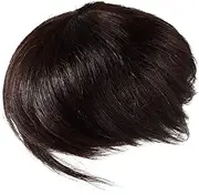 minkissy Replacement Piece Hair Bangs for Women Natural Invisible Curly Wig Clip Extensions Deep Effortless Hairstyle Comfortable for Daily Wear