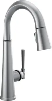 Delta 9982-DST Emmeline 1.8 GPM 1 Hole Pull Down Bar/Prep Faucet - Lumicoat
