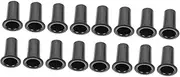 2sets Abs Speaker Port Tube for Subwoofer Easy Install Sturdy Bass Reflex Tube 8pcs*2