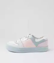 New Django & Juliette Norde Pale Blue Multi Sneakers Womens Shoes Casual
