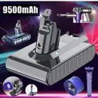9500mAh For Dyson V6 Battery Animal DC58 DC59 SV09 SV03 Fluffy + Pre&Post Filter
