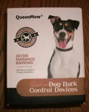 QueenMew Outdoor Ultrasonic Anti-Barking Device Dog Bark Control Sonic Silencer