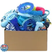 Beiker 20 Pack Puppy Chew Toys - Blue Dog Teething Toys for Puppies, Puppy Te
