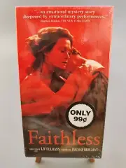 Faithless (VHS, 2002) Indie TVA Films Ingmar Bergman Swedish - English Subtitles