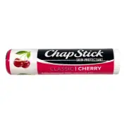 Chapstick Lip Balm Skin Protectant Classic Cherry Flavor Full Size 0.15 oz / 4 g