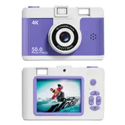 Purple 50MP 32G WiFi Children Camera Photo Video AF Autofocus 16x Digital Zoom Built in Fill Light