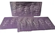 Classic Strawberry Shortcake chocolate fondant candy molds lot of 3