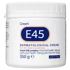 E45 Dermatological Cream 350g for Dry Skin Conditions and Eczema Non-Greasy