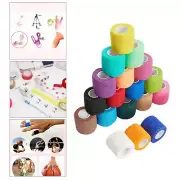 18x Self Adhesive Cohesive Wrap Vet Tape Stretch Protector Rolls Band
