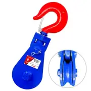 YATOINTO 8 ton Snatch Block with Hook, 6" Sheave 3/4" Inch Wire Rope Snatch B...