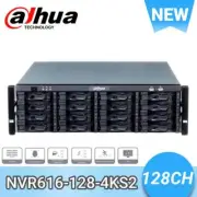 Dahua NVR616-128-4KS2 128CH 16SATA 3U Ultra Network Video Recorder 4K 2HDMI NVR