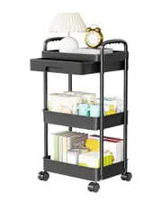 Fresh Fab Finds 3-Tier Rolling Utility Cart