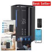 Advanced 5L Air Humidifier with Dual Mist Outlets - Perfect for Home & Nursery