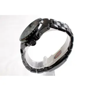 FOSSIL CH2601 手錶 44mm 鋼帶 黑色錶盤 計時 三眼 男錶女錶