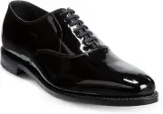 Allen Edmonds Men's Carlyle Patent Leather Lace Ups 7.5, Black