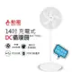 【勳風】14吋 DC 充電式循環扇/電風扇BHF-T0063