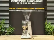 MAZZER SUPER JOLLY V PRO ELECTRONIC ESPRESSO COFFEE GRINDER COMMERCIAL BAR WHITE