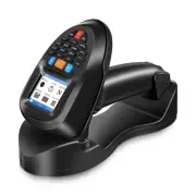 1D 2D Inventory Scanner, Wireless Barcode Scanner with Charging Base Data Col...