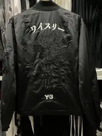 在飛比找Yahoo!奇摩拍賣優惠-【就是愛買正品】【現貨】 Y-3 飛行外套 背面刺繡 經典限