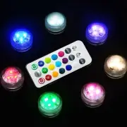 Submersible Atmosphere Lamp RGB Night Light Battery Powered With Remote Control