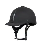 Horse Riding Helmet | DUBLIN CLOTHING | Silverline Helmet II - SIZE 55 | BLACK |