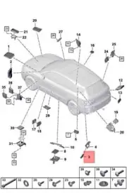 Genuine PORSCHE Cayenne Control Unit For Differential Locks 9Y0927771H