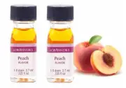 SM LorAnn Peach Flavor 1 Dram Bottle 2 Pack