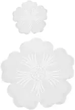MUELODSIC 2pcs Epoxy Silicone Mold Fruit Tray and Coaster Molds for DIY Resin Crafting for Artworks Easy Demoulding for Home Decor and